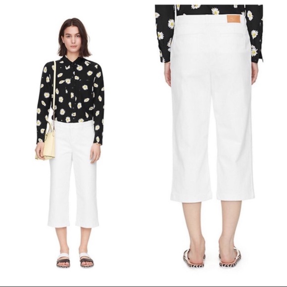 Kate Spade whit capri jeans NWOT - Picture 2 of 4